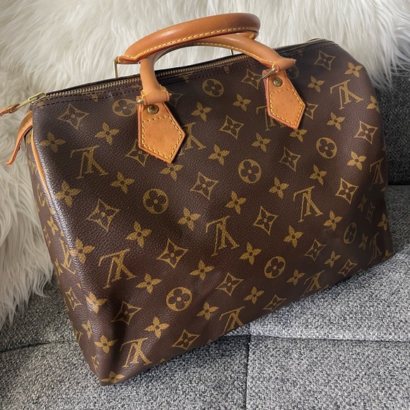 SOLD ON IG Louis Vuitton Speedy 30 and monogram strap - Picture 7 of 16